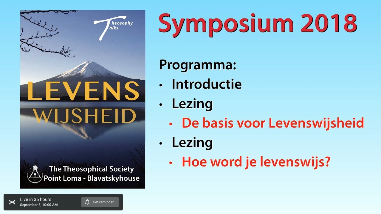 Volg het symposium Levenswijsheid live online